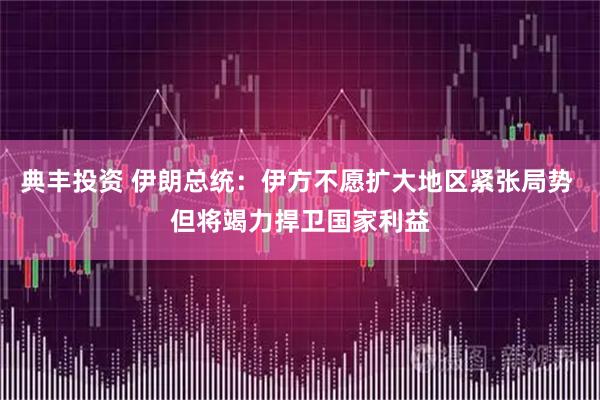典丰投资 伊朗总统：伊方不愿扩大地区紧张局势 但将竭力捍卫国家利益